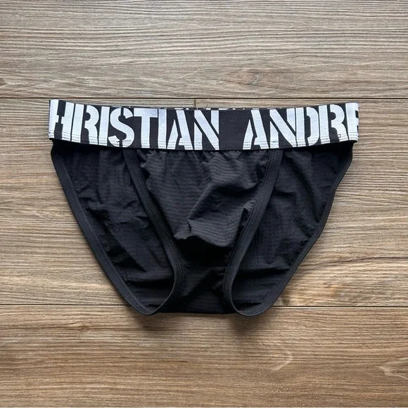 Andrew Christian | Power Lifter Sports Brief in Black (Small) - Picture 1 of 15